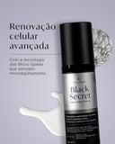 BLACK SECRET MICRO SPIKES PERMEADOR DE ATIVOS, ILUMINADOR , UNIFORMIZADOR REGENERADOR E DIMINUIÇÃO DOS POROS TULIPIA