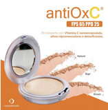 PROTETOR SOLAR Compact Antiox C - Pó Compacto NATURAL FPS 65COSMOBEAUTY