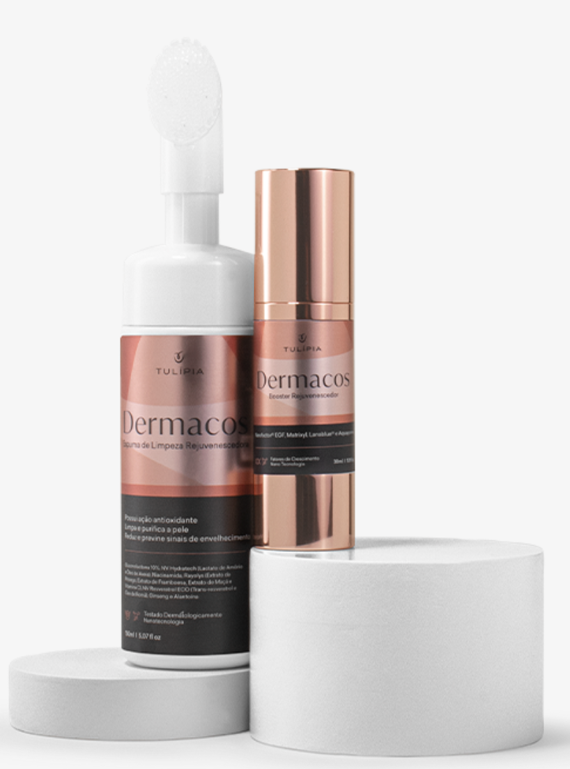 Derma Booster & Derma Serum セット Combo Dermacos Rejuvenescedor Cleanser e Serum Booster Home Care