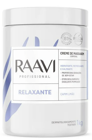 Creme de Massagem Corporal Relaxante RAAVI