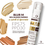 BLUR M FPS 75 | PPD30 - 18H DE PROTEÇÃO - Mancha / Melasma - Protetor Solar Cosmobeauty - 50G