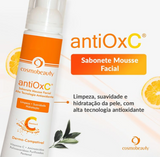 Antiox C Sabonete Mousse Facial De Vitamina C - Cosmobeauty