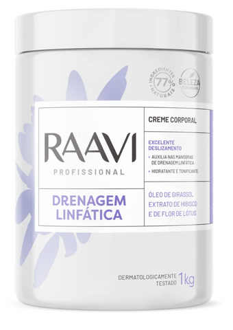 Creme Corporal Drenagem Linfatica RAAVI