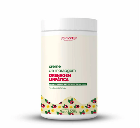 Creme de Massagem Drenagem Linfática LIPEDEMA 1 kg Smart GR