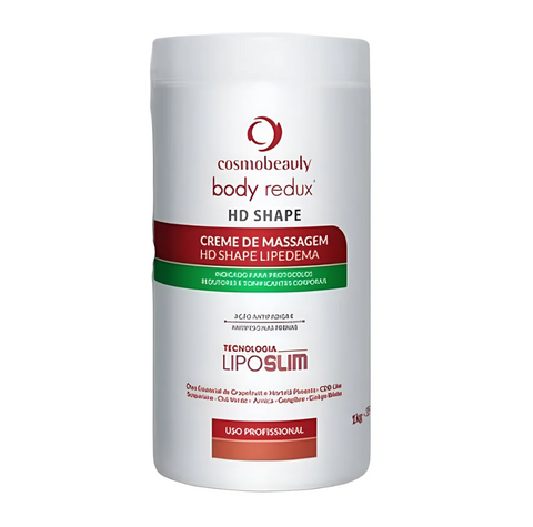 Body Redux Hd Shape Lipedema - Creme De Massagem ,DRENAGEM LINFATICA ,GORDURA LOCALIZADA, CELULITE COSMOBEAUTY