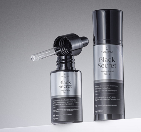 Black Secret Peeling Facial CLAREADOR - 2 products TULIPIA
