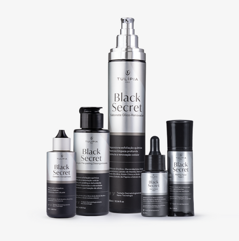 Kit Peeling Premium Black Secret CLAREADOR (4 products) TULIPIA