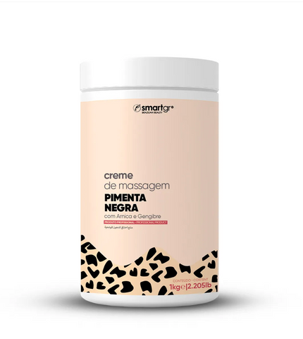 CREME PIMENTA NEGRA - GORDURA LOCALIZADA,CELULITE, DRENAGEM LINFATICA SMART GR