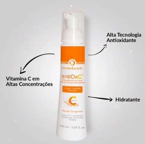 Antiox C Sabonete Mousse Facial De Vitamina C COSMOBEAUTY