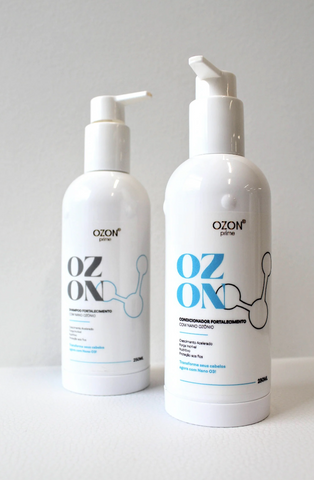 Kit Ozon Prime – Fortalecimento, Crescimento e Antiqueda | KIT Shampoo + Condicionador OZONIO