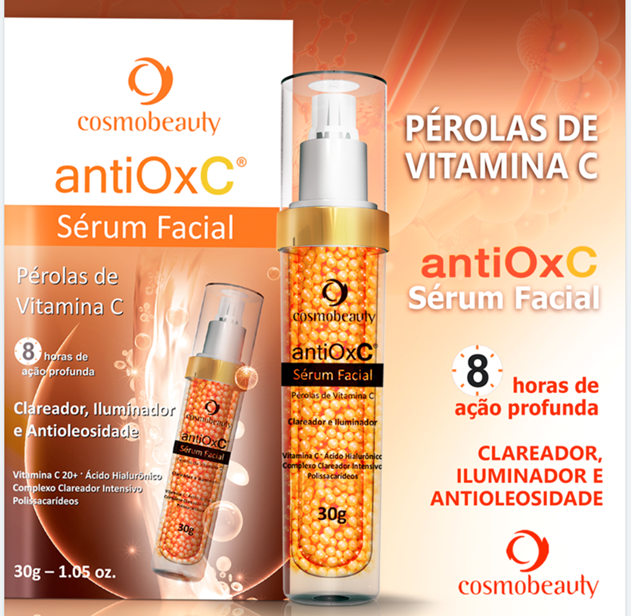 AntiOxC Serum Facial – Perolas vitamin C – Derma Beauty Usa